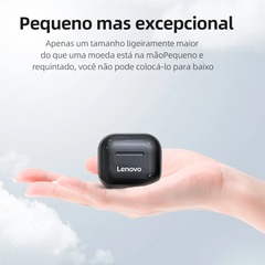 Lenovo-LP40 TWS Fone de ouvido sem fio Bluetooth 5.0, estéreo duplo, redução na internet
