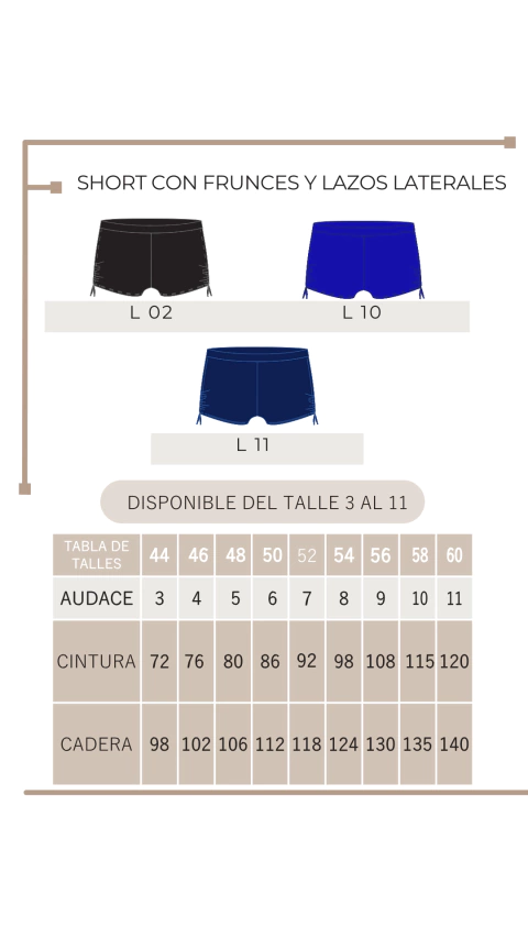 SHORT CON FRUNCES - comprar online
