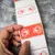 60x30 mm - Sticker Rectangular - Papel blanco - comprar online
