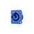Conector Ficha Powercon Entrada Chasis IP65 Seetronic SAC3MPA