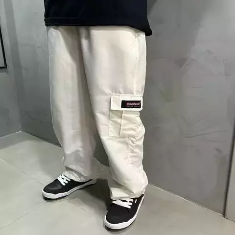 Calça Your Face Tactel Cargo