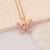 C092 Collar de mariposa