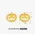A192 Aretes Calabaza Halloween - comprar en línea