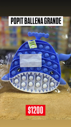 Pop it Ballena grande