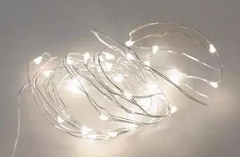 Tira led blanca 5M con pila botón - comprar online