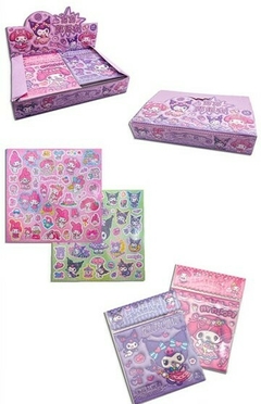 Libro de Stickers Holograficos Kuromi
