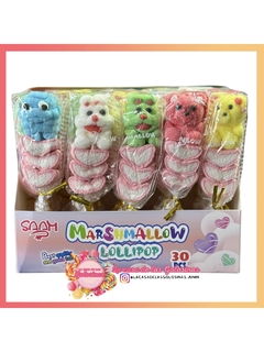 Malvaviscos Oso corazón x10