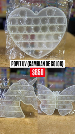 Pop it UV (cambian de color) x3