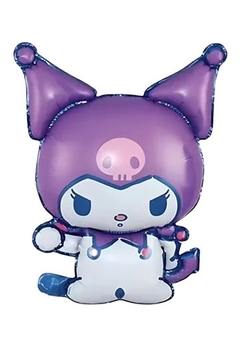 Globo metalizado silueta cuerpo Kuromy (12pulg-30cm) x10