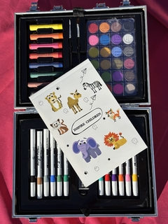 Mega Valija Set de arte 3 pisos - La Casa De Las Golosinas