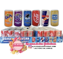 Mini latitas de chicles x10