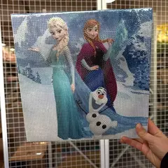 Cuadro Diamond Frozen 30x30 - comprar online