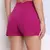 Modas Domi Shorts Alfaiataria Básico Moda Feminina Com Bolso 9253