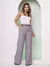 Modas Domi Calça Pantalona Linho Social Cintura Alta com Passante Zíper Não Contém Forro 0828 - comprar online