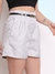 Modas Domi Short Feminino em Gabardine Cintura Alta Coleção Nova G173 na internet