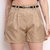 Modas Domi Short Feminino em Gabardine Cintura Alta Coleção Nova G173 - loja online