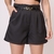 Modas Domi Short Feminino em Gabardine Cintura Alta Coleção Nova G173 na internet