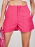 Modas Domi Shorts Alfaiataria Básico Moda Feminina Com Bolso 9253 - Modas Domi