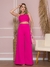Modas Domi Conjunto Alfaiataria Calça Pantalona Cropped Alça 6417 - Modas Domi