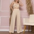 Modas Domi Conjunto Alfaiataria Calça Pantalona Cropped Alça 6417