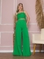 Modas Domi Conjunto Alfaiataria Calça Pantalona Cropped Alça 6417