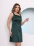 Imagem do Modas Domi Vestido Cetim Elegante com Alça Coleção Nova C185