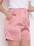 Modas Domi Short de Cetim com Bolsos Laterais Coleção Nova C182 na internet