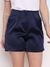 Modas Domi Short de Cetim com Bolsos Laterais Coleção Nova C182 - comprar online
