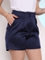 Modas Domi Short de Cetim com Bolsos Laterais Coleção Nova C182 na internet