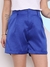Modas Domi Short de Cetim com Bolsos Laterais Coleção Nova C182 - Modas Domi