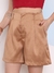 Imagem do Modas Domi Short de Cetim com Bolsos Laterais Coleção Nova C182