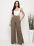 Modas Domi Calça Pantalona de Linho Wide Leg Feminino L8297 - comprar online