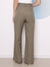 Imagem do Modas Domi Calça Pantalona Alfaiataria Gabardine Feminina Social Wide Leg G120