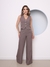 Modas Domi Conjunto Longo Calça e Colete Alfaiataria Gabardine Com Bolso Social Fashion 189 - comprar online