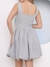 Modas Domi Vestido Curto Balonê Sem Mangas Feminino Gringa Lançamento 191 - Modas Domi