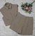Imagem do Modas Domi Conjunto Colete e Shorts Gabardine 193