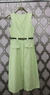 Imagem do Modas Domi Vestido Chemise Alfaiataria Gabardine Midi Botões Frontais 195