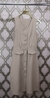 Modas Domi Vestido Chemise Alfaiataria Gabardine Midi Botões Frontais 195 - loja online