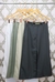 Modas Domi Saia Midi Gabardine Com Fenda Frontal Cintura Alta Elegante M156 - Modas Domi