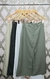 Modas Domi Saia Midi Gabardine Com Fenda Frontal Cintura Alta Elegante M156 - comprar online