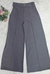 MODAS DOMI Calça Pantalona Lisa Com Bolsos Laterais Botões em Gabardine Cintura Alta Elegante 8447 na internet