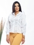 Modas Domi Camisa Feminina Tricoline Detalhada com Babado 56 na internet