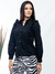 Modas Domi Camisa Feminina Tricoline Detalhada com Babado 56