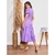 Modas Domi Vestido Midi Jeans Manga Princesa Modelo Novo 7280
