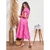 Modas Domi Vestido Midi Jeans Manga Princesa Modelo Novo 7280 - Modas Domi