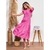 Modas Domi Vestido Midi Jeans Manga Princesa Modelo Novo 7280 - loja online