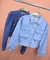 Modas Domi Jaqueta Jeans com Botões Forrados 6264.3