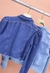 Modas Domi Jaqueta Jeans com Botões Forrados 6264.3 - Modas Domi