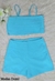 Modas Domi Conjunto Alfaiataria Moda Praia Shorts e Cropped Verão 048 - loja online