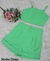 Modas Domi Conjunto Feminino Alfaiataria Cropped e Shorts Fechamento em Botão B048 - Modas Domi